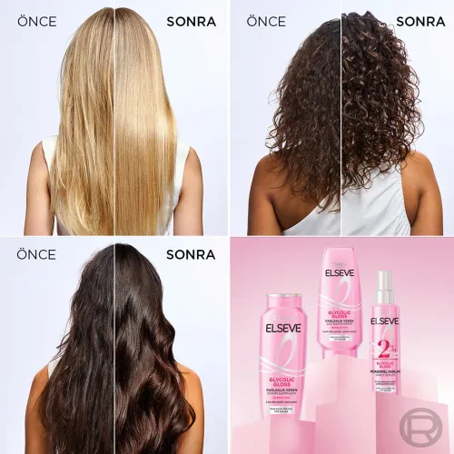L'Oreal Paris Elseve Glycolic Gloss Parlaklık Veren Saç Bakım Kremi 250 ml