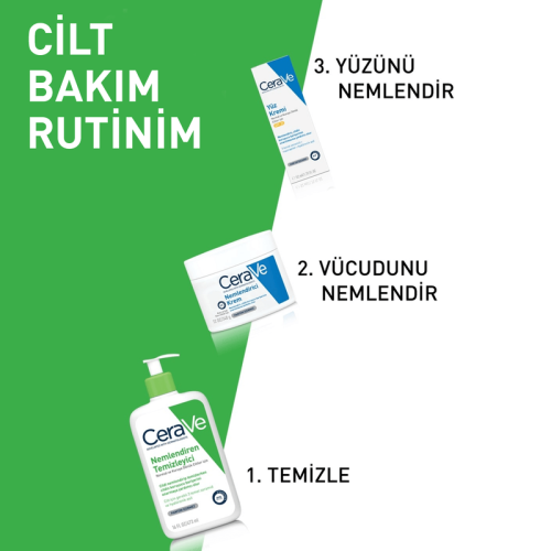 CeraVe Normal Ve Kuru Ciltler İçin Nemlendiren Temizleyici 473 ml