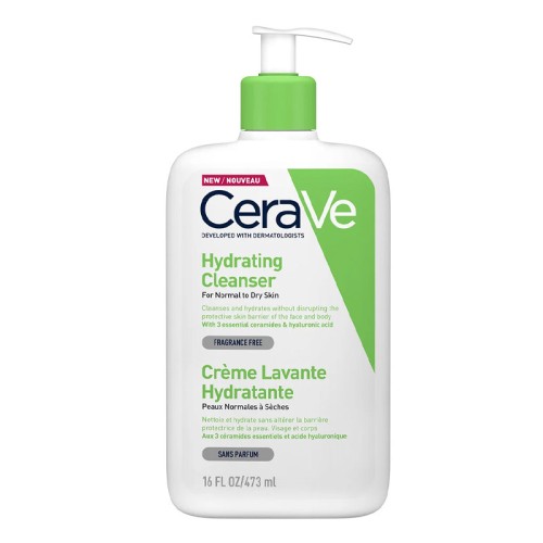 CeraVe Normal Ve Kuru Ciltler İçin Nemlendiren Temizleyici 473 ml