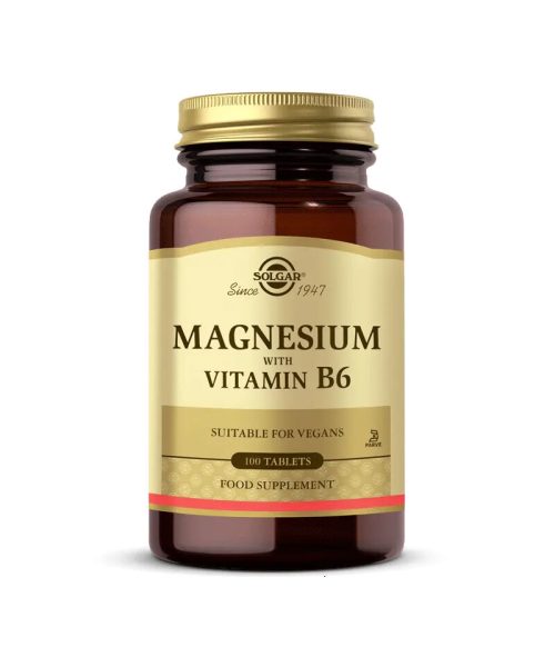 Solgar Magnesium with Vitamin B6 100 Tablet